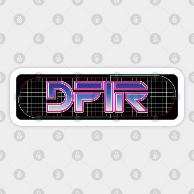 DFIR Arcade Marquee Sticker by stark4n6